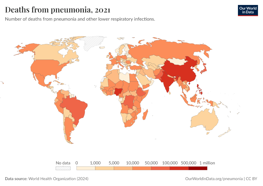 A thumbnail of the "Deaths from pneumonia" chart