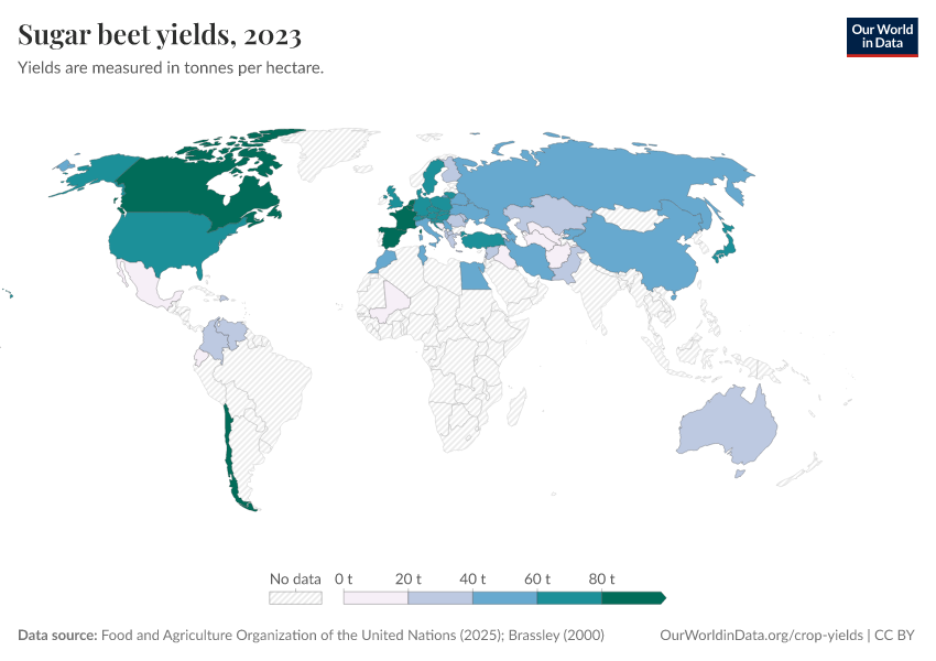 A thumbnail of the "Sugar beet yields" chart